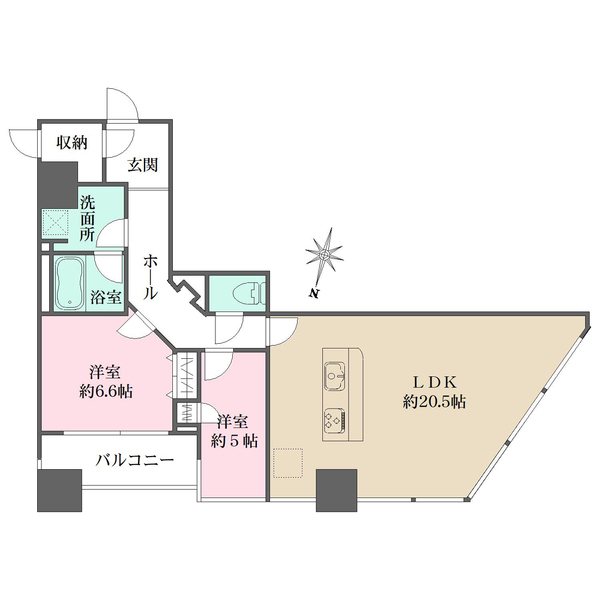 Brilliaタワー東京の間取図