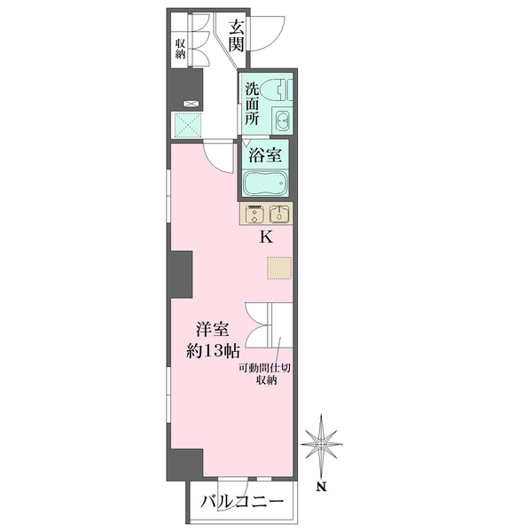 エストゥルースプラス三ノ輪の間取図