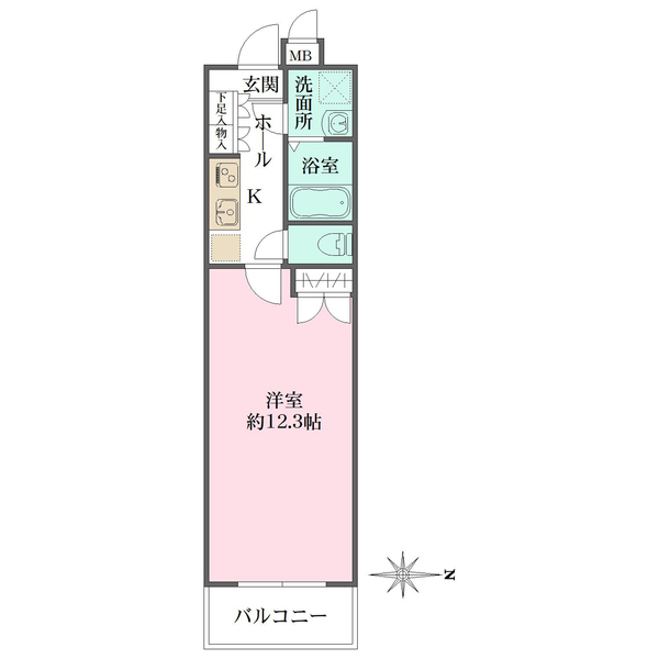 エクセリア秋葉原の間取図