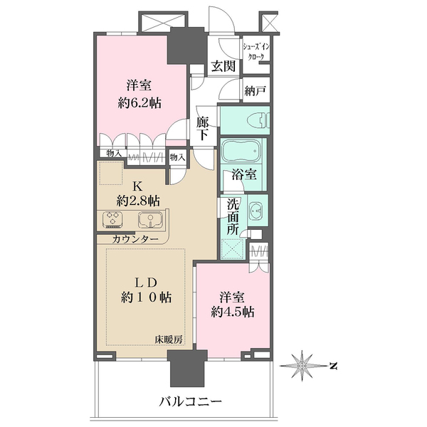 浅草タワーの間取図