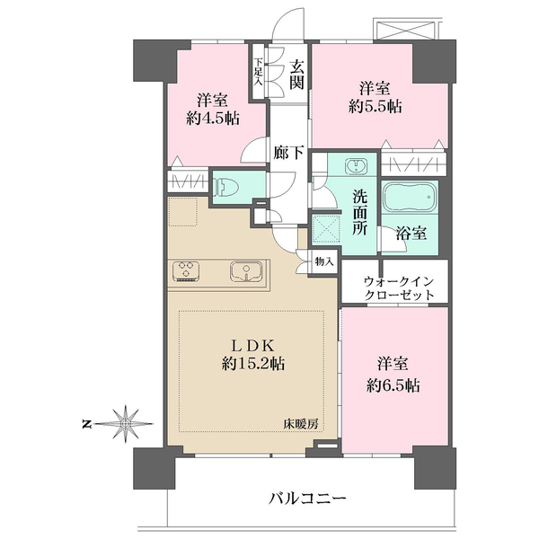 浅草タワーの間取図