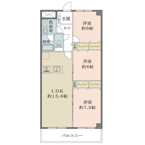 行徳ホワイトハイツの間取図