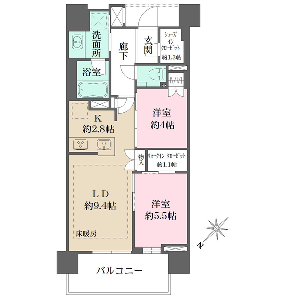 ザ・パークハウス曳舟の間取図