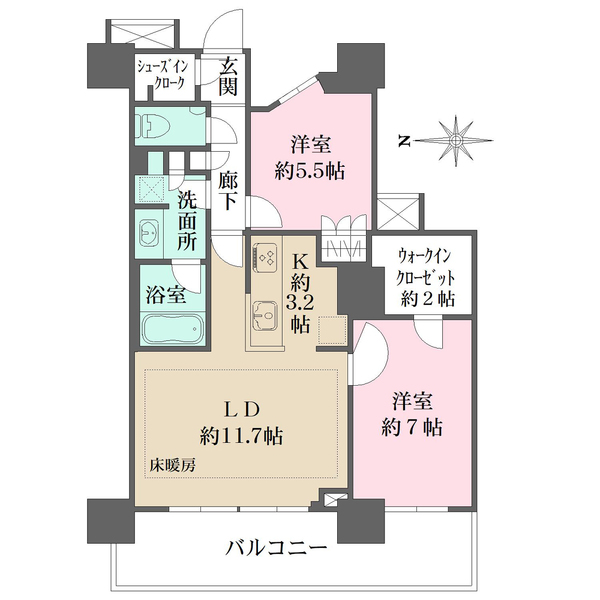 浅草タワーの間取図