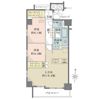 ロジュマン両国の間取図