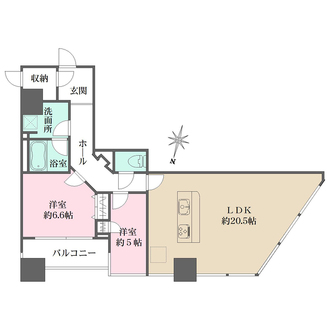 Brilliaタワー東京の間取図