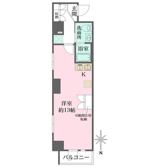 エストゥルースプラス三ノ輪の間取図