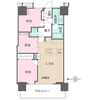 浅草タワーの間取図