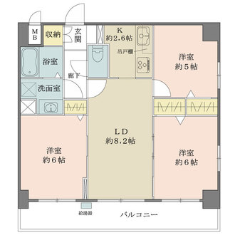 藤和シティコープ上野IIの間取図