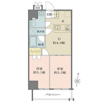 レオーネ南千住IIIの間取図