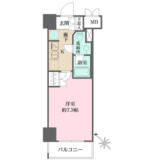 パティーナ川崎南DUOの間取図
