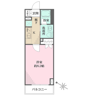 パティーナ北綾瀬の間取図