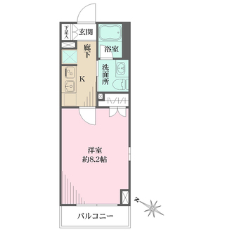 パティーナ北綾瀬の間取図
