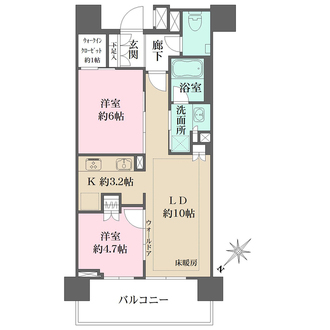 ザ・パークハウス曳舟の間取図