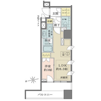 プラウド五反田の間取図
