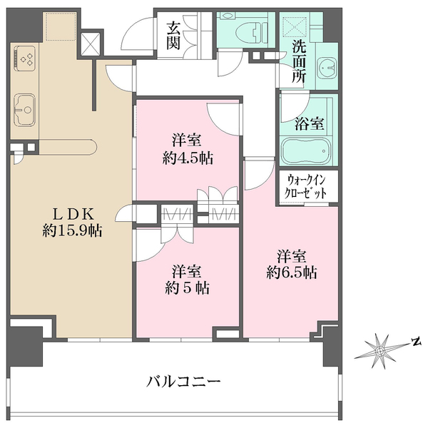 シティテラス目白の間取図