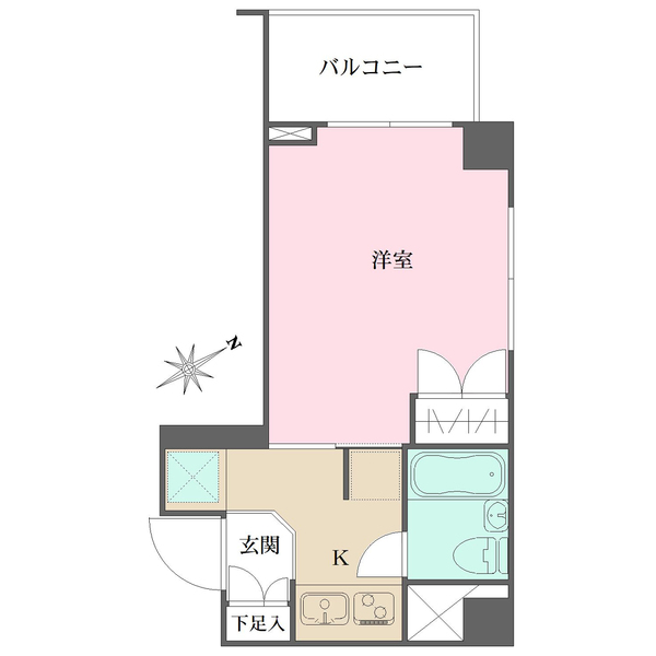 ビット代々木上原ラティスの間取図