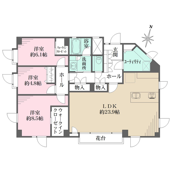 代々木上原第一マンションズの間取図
