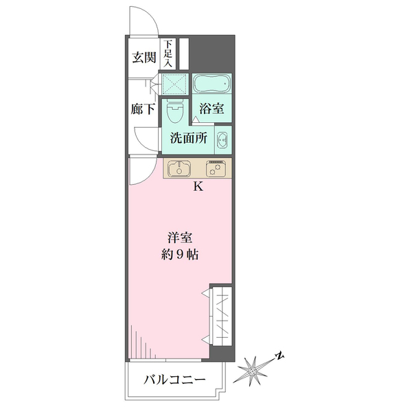 藤和新宿番衆町コープの間取図