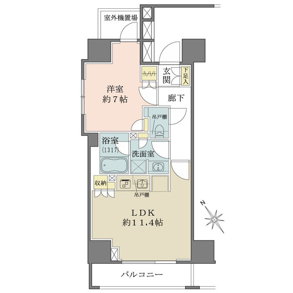 パークハウス西早稲田アーバンスの間取図