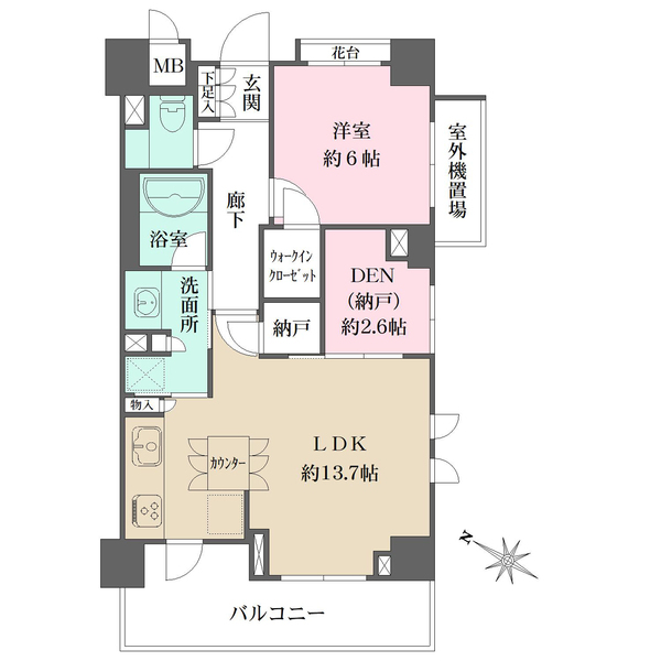 パークハウスセントリエの間取図