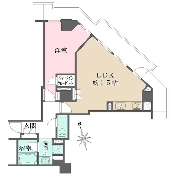 ローレルコート新宿タワーの間取図
