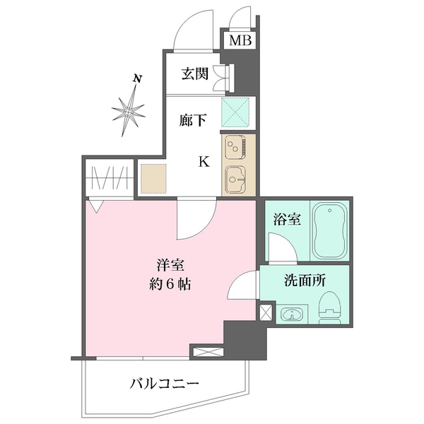 レアライズ代々木上原の間取図