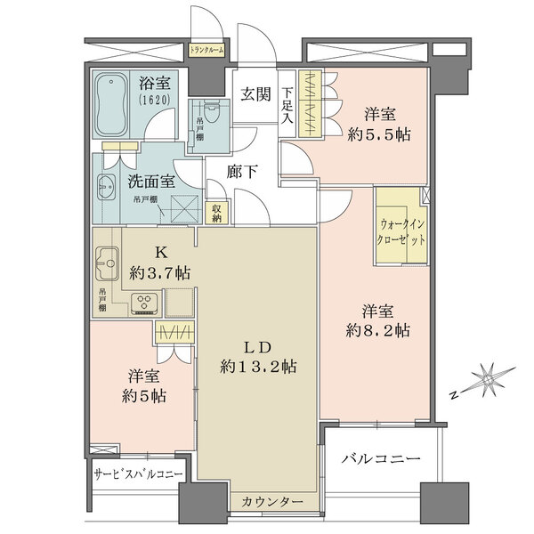 ザ・センター東京の間取図