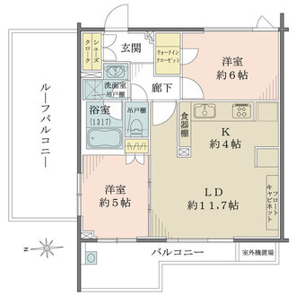 リリーゼ目白近衛町の間取図