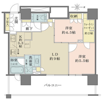 ザ・パークハウス中野タワーの間取図