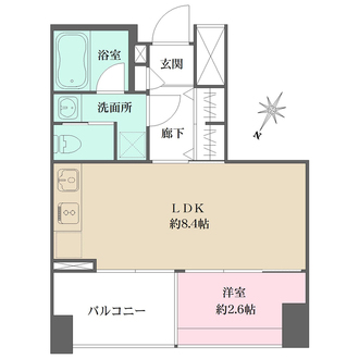 カテリーナ代々木プレイスの間取図