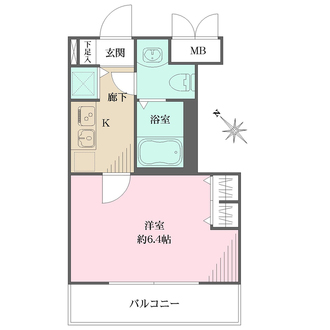ユナイテッドグロー高田馬場の間取図