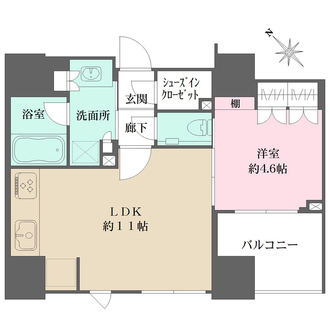 パークハウス大山の間取図