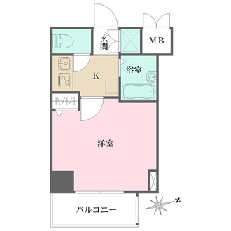 エクセリア早稲田IIの間取図