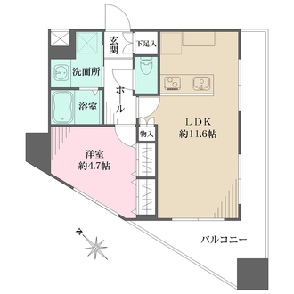 マイキャッスル代々木の間取図