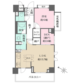 パークハウスセントリエの間取図