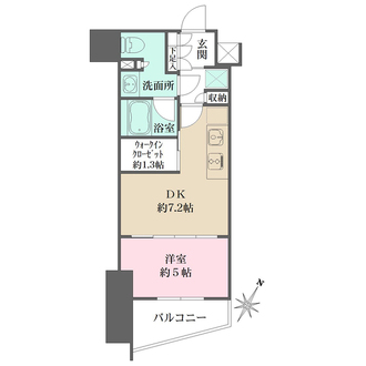 ザ・パークワンズ渋谷本町の間取図
