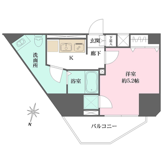 ジェノヴィア渋谷笹塚スカイガーデンの間取図
