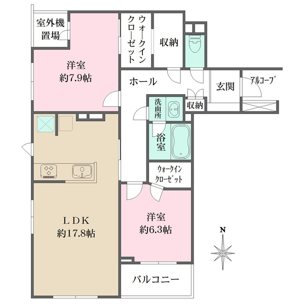 パーク・ハイム成城の間取図
