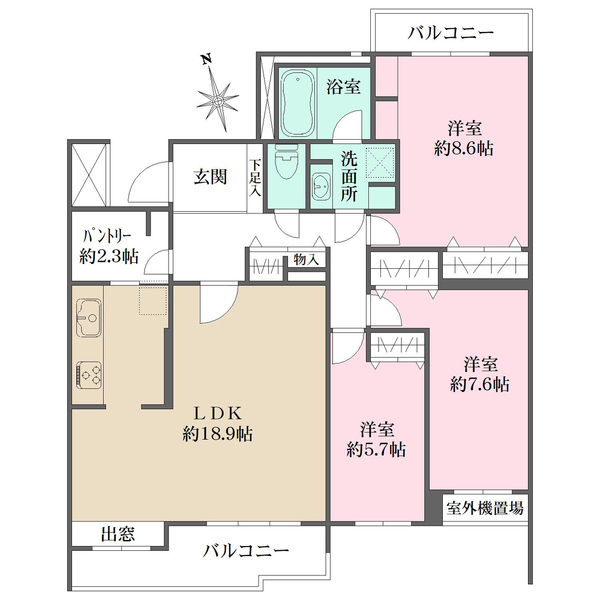 パーク・ハイム高井戸の間取図
