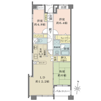 パークスクエア千歳船橋の間取図