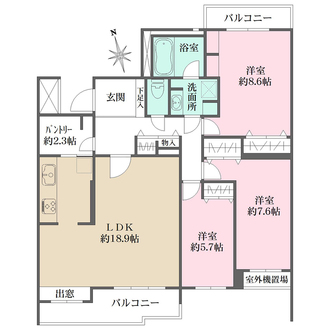 パーク・ハイム高井戸の間取図