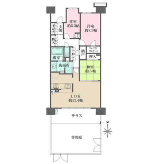 Brillia多摩ニュータウンの間取図