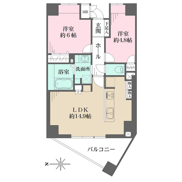 パークハウス練馬高野台の間取図