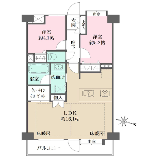 ダイアパレス成増IIの間取図