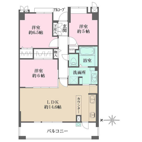 ライオンズステージ小平の間取図