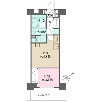 藤和シティホームズ板橋大山弐番館の間取図
