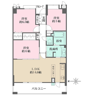 ライオンズステージ小平の間取図