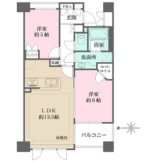 練馬桜台ガーデンハウスの間取図