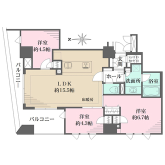 ブランズ池袋立教南の間取図